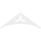 Ekena Millwork Pitch Naple Architectural Grade PVC Gable Pediment, 72"W x 27"H x 1"P (9/12) GPP072X027X100NAP - alternate 5